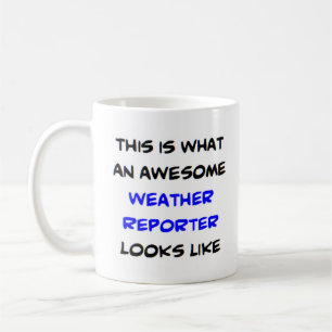 Wetterreporter, phantastisch kaffeetasse