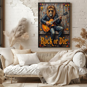 Wetterrhythmus: Löwensolo Poster