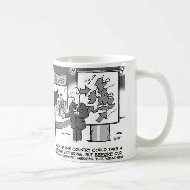 Wettervorhersage am Haushaltstag Kaffeetasse (Rechts)