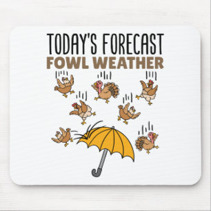 Wettervorhersage der Meteorologie Mousepad