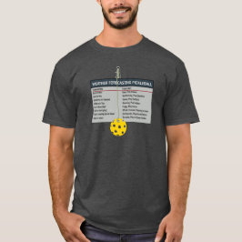 Wettervorhersage Pickleball T-Shirt