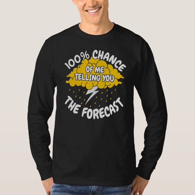 Wettervorhersage T-Shirt (Vorderseite)