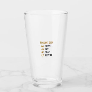 Wettkampf-Vater-Fahren-Bezahlen-Klatschen-Wiederho Glas