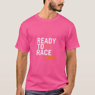 Wettlauf bis zum Rennen mit Bull Ktms T-Shirt