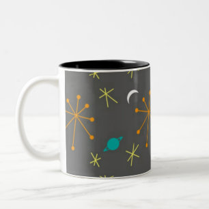 Wettlauf ins All Zweifarbige Tasse