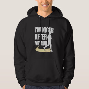 Wettläufer NACH MEINEM RUN-Joggen Funny Marath NIC Hoodie