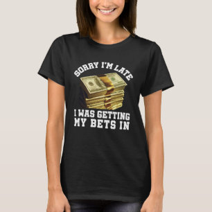 Wettquoten für Sportwetten Parlay DFS Over Under T-Shirt