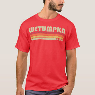 Wetumpka Al Alabama City Heimat Wurzeln 70er 80er T-Shirt