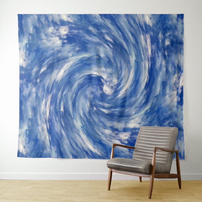 Wetzende Wolken...... Wandteppich (Beispiel (Horizontal))