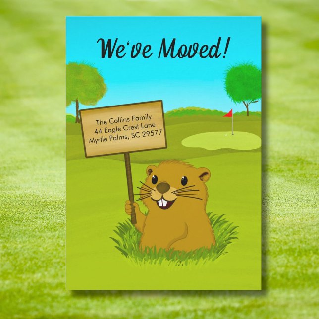 We've Moved Gopher on Golf Course Announcement  Ankündigung (Von Creator hochgeladen)