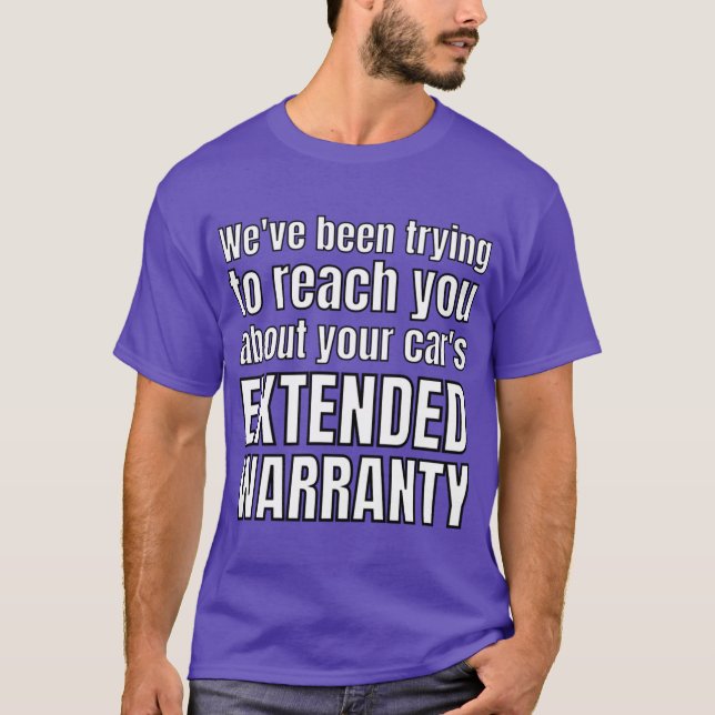 Weve versucht, Sie über Ihre Autos zu erreichen ex T-Shirt (Vorderseite)