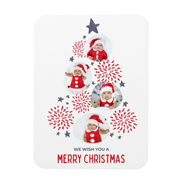 #WeWishYouAMerryChristmasFlexiblePhotoMagnet Magnet (Vertikal)