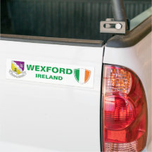 Wexford Ireland Wappen und irische Flagge