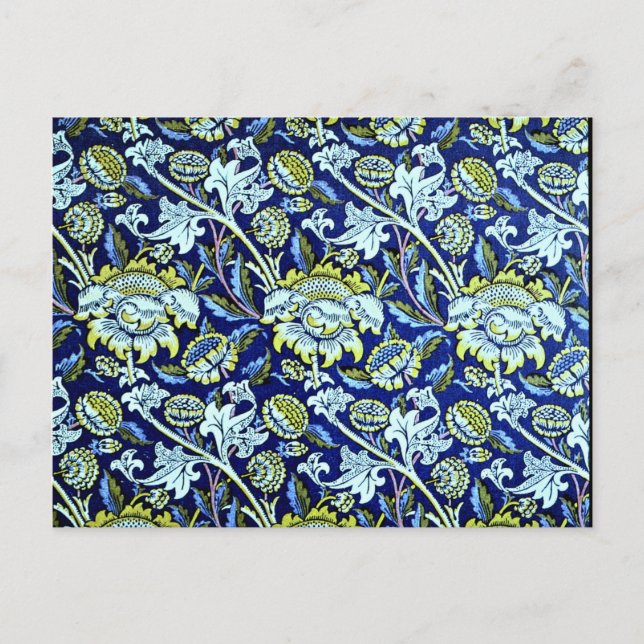 Wey, Vintages Muster von William Morris Postkarte (Vorderseite)