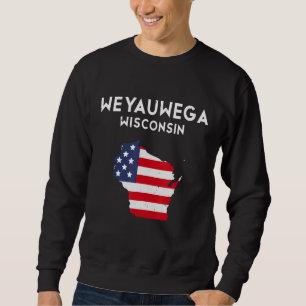 Weyauwega Wisconsin USA Staat America Travel Wisco Sweatshirt