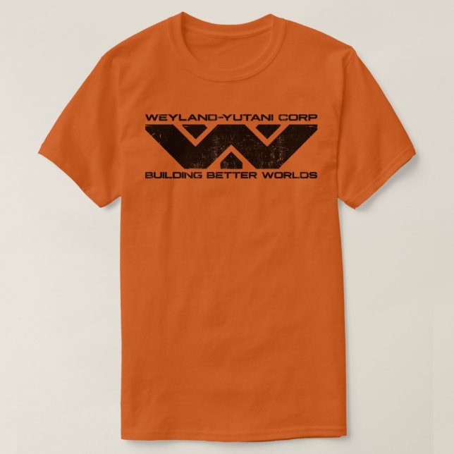 WEYLANDYUTANI Black T-Shirt (Design vorne)