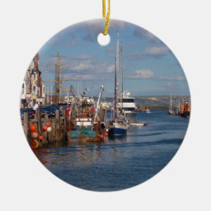 Weymouth Harbor Keramikornament