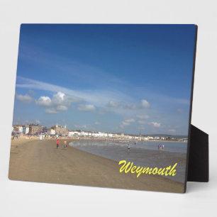 Weymouth Strand Fotoplatte