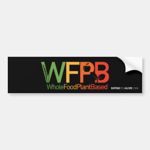 WFPB Logo - dunkler Autoaufkleber