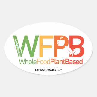 WFPB-Logo - Lichtaufkleber Ovaler Aufkleber