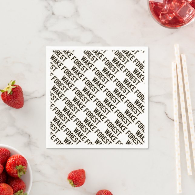 WFU | Geweckt Wald Serviette (Beispiel)