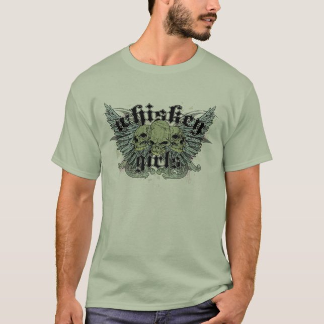 WG 3Skulls die grundlegende T Männer T-Shirt (Vorderseite)