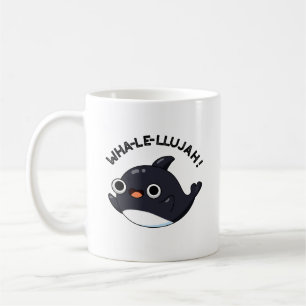 Wha-le-llujah Funny Orca Whale Pun Kaffeetasse