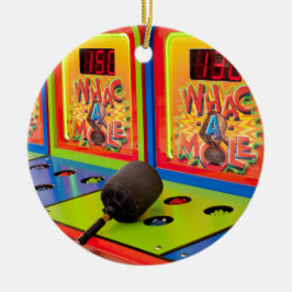 Whac A Mole Arcade Game Keramikornament