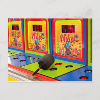 Whac A Mole Arcade Game Postkarte