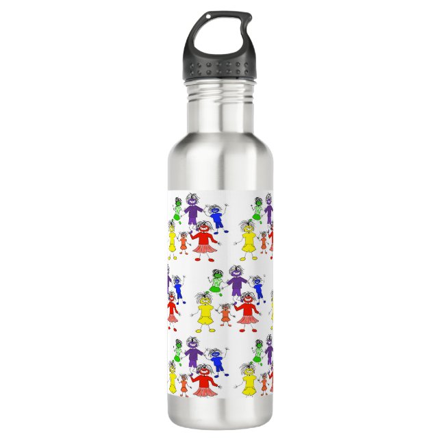 Whack-A-Do Edelstahlflasche (Vorderseite)