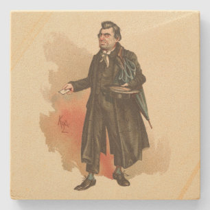Whackford Squeers, Kyd, Dickens Nicholas Nickleby Steinuntersetzer