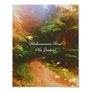 Whakarewarewa-Wald, Rotorua, Neuseeland Fotodruck