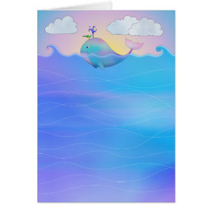 Whale - 5" x 7" Art Card