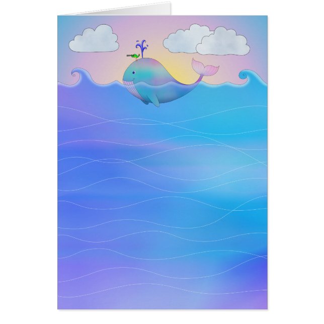 Whale - 5" x 7" Art Card (Vorne)