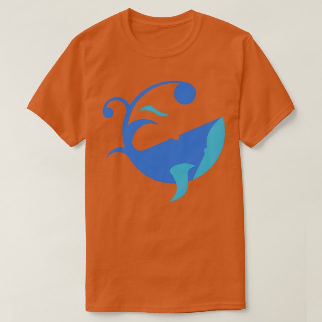 Whale Abstrakt T-Shirt (Design vorne)