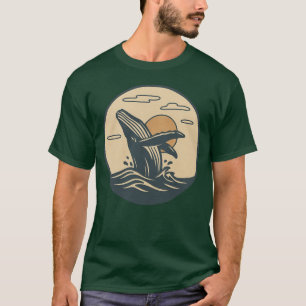 Whale Art Men Dark T-Shirt