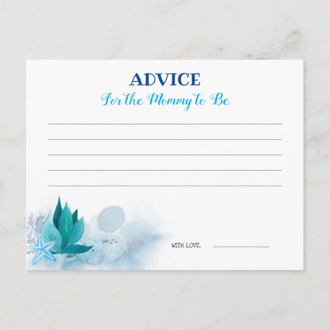 Whale Baby Showcard Postkarte (Vorderseite)