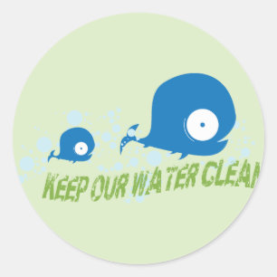 Whale Bio Planet Stickers