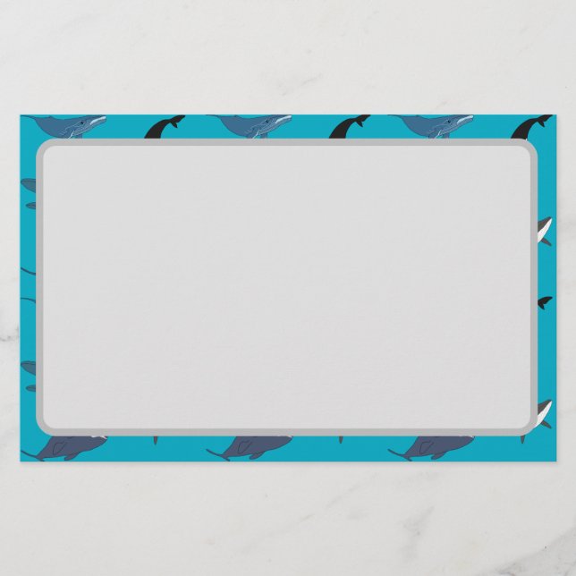 Whale Briefpapier (Vorderseite)