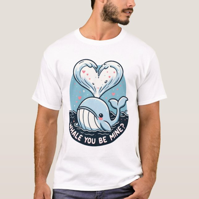 Whale du bist meiner T-Shirt (Vorderseite)