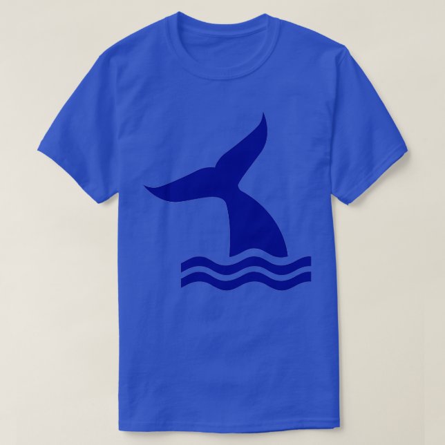 Whale-Finning-Wellen T-Shirt (Design vorne)