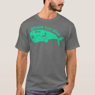 Whale fun diving No8 T-Shirt