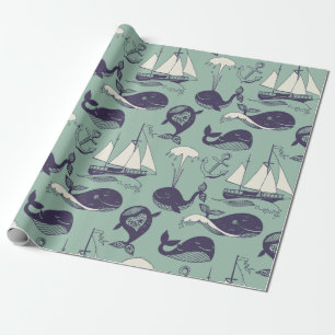 Whale Geschenkpapier