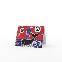 Whale-Grüße-Karte