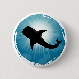 Whale Hai Unterwasser Wasserleben Button