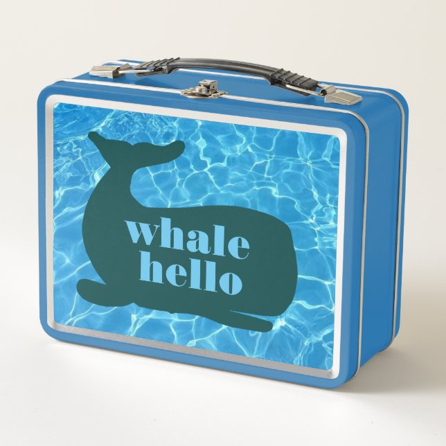 Whale Hello Metal Lunchbox (Vorderseite)