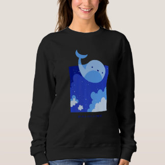 Whale Hello There Marine Mammal Sweatshirt