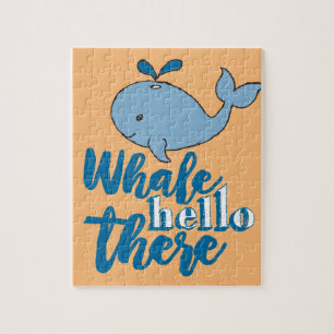 Whale Hello There Whale Cartoon Niedlich Baby Whal