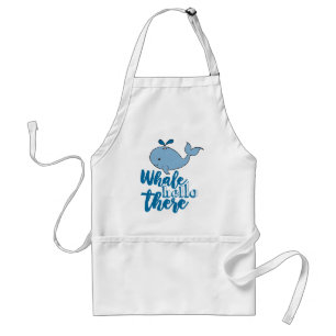 Whale Hello There Whale Cartoon Niedlich Baby Whal Schürze