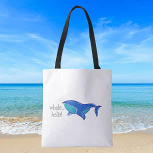 Whale Hello Tote Bag Tasche
